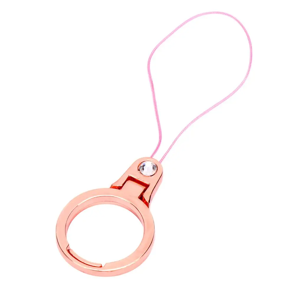 Mobile Phone Finger Ring Stand Smartphone Mount Holder Bracket Cell Phone Mount Cord Mobile Phone Straps Lanyard Strap