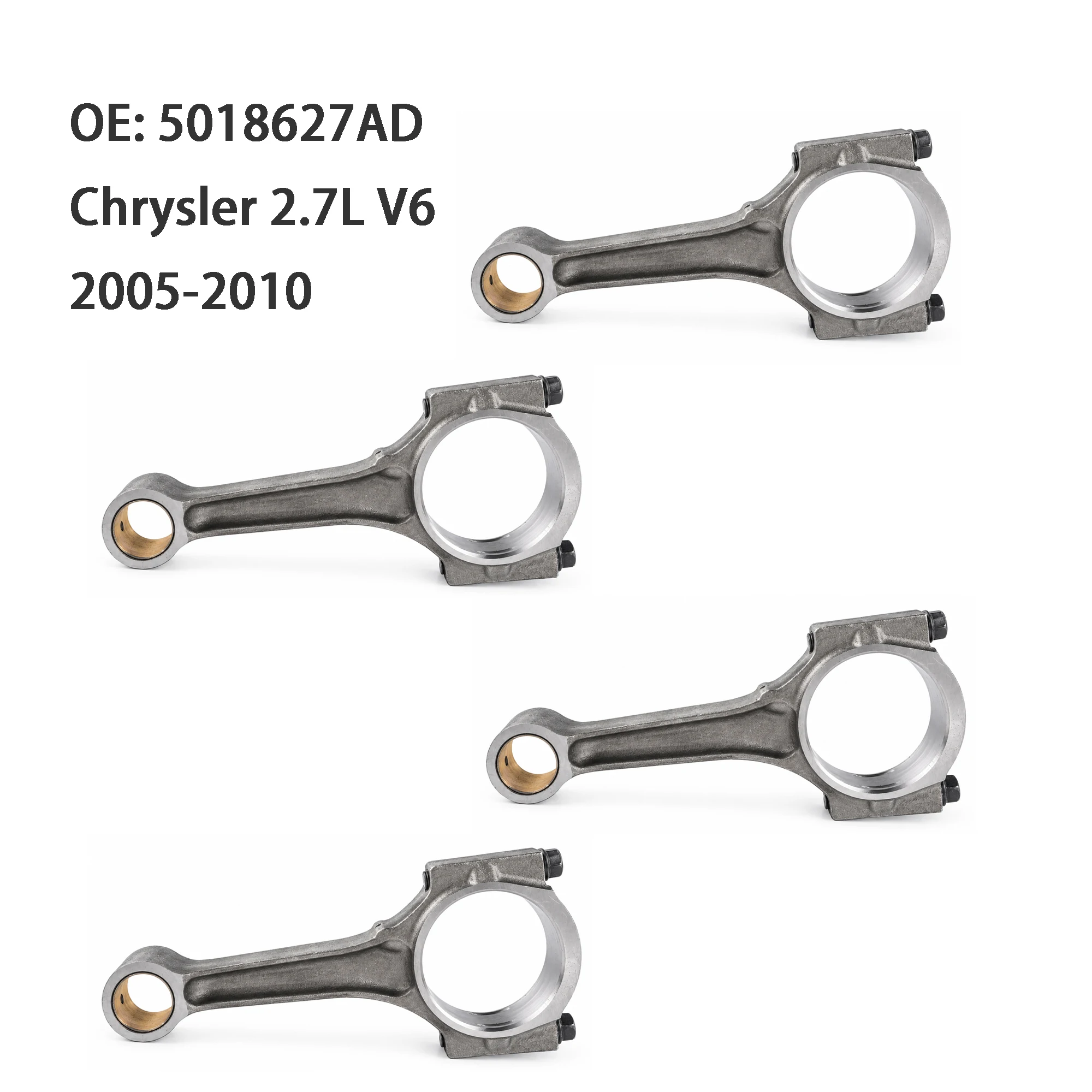 Engine Connecting Rod 5018627AB For Chrysler 300 Sebring Dodge Charger Magnum Stratus 2001-2010 2.7L V6 DOHC