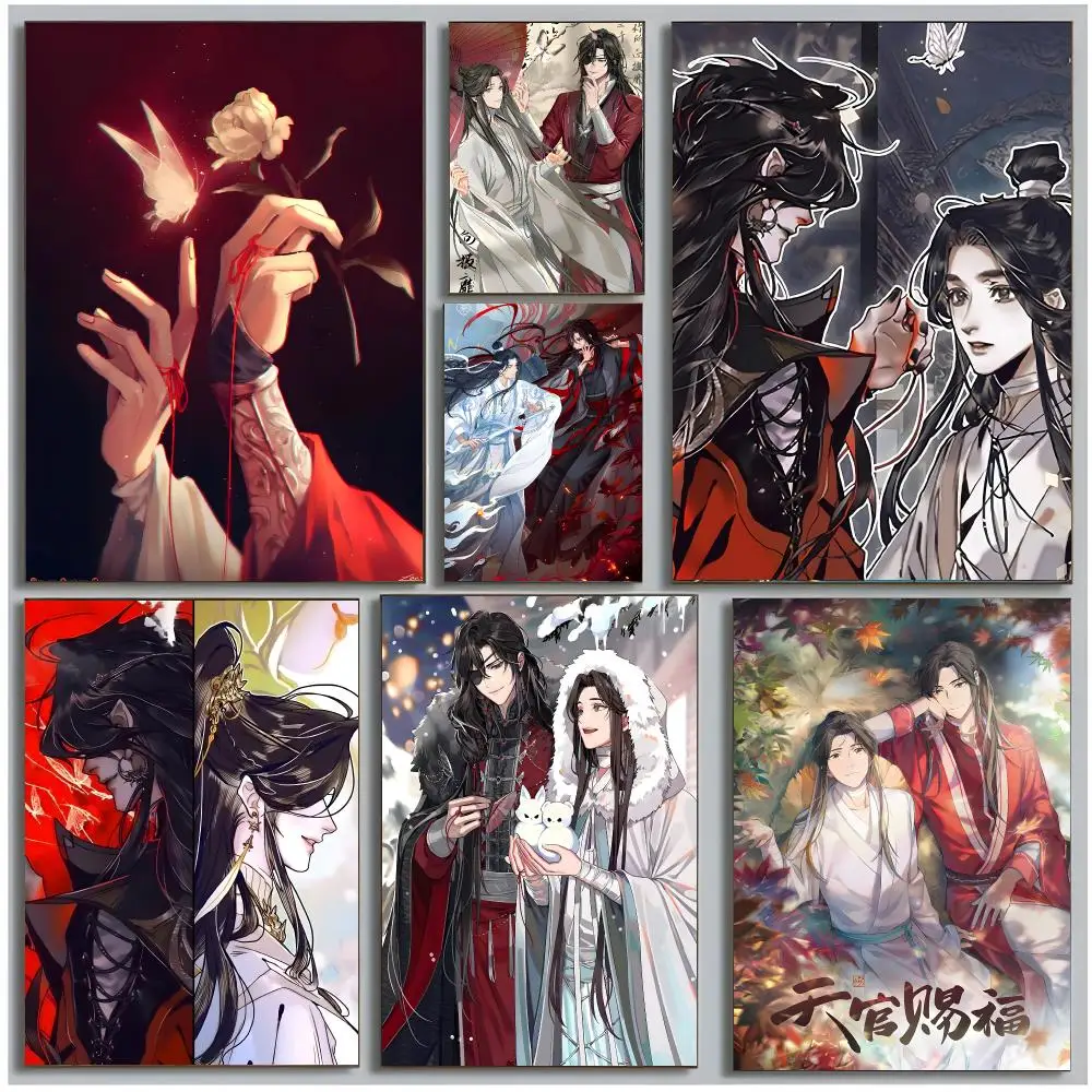 Donghua Fantasy H-Heaven Officials Blessing Poster Modern Wall Art Bedroom Living Room Print Unframed