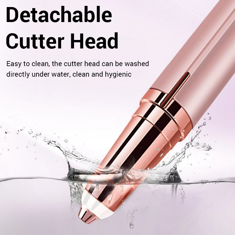 Electric Eyebrow Trimmer USB Charger Security Hair Removal Eye Brow Epilator Mini Shaper Shaver Painless Beauty Hair Removal