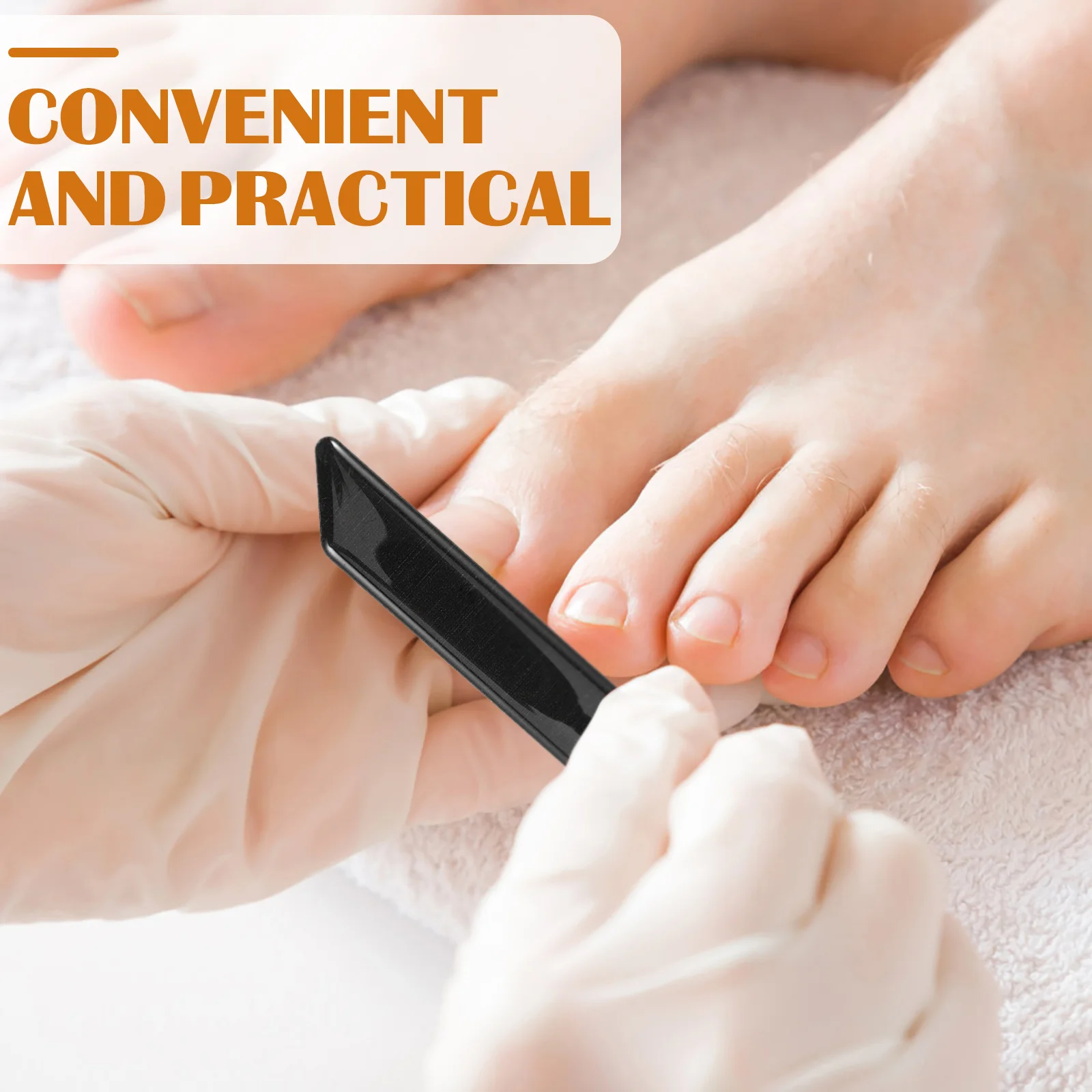 

1Set Foot File Glass Manual Heel Callus Remover Portable Foot Scraper Dead Skin Remover for Men Women Elderly File for Feet