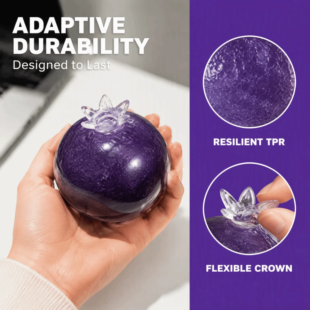 Novelty Creative Blueberry Squeezed Comfortable Realistic Slow Rebound Fidget Elastic Super Soft Blueberry Pinch Office
