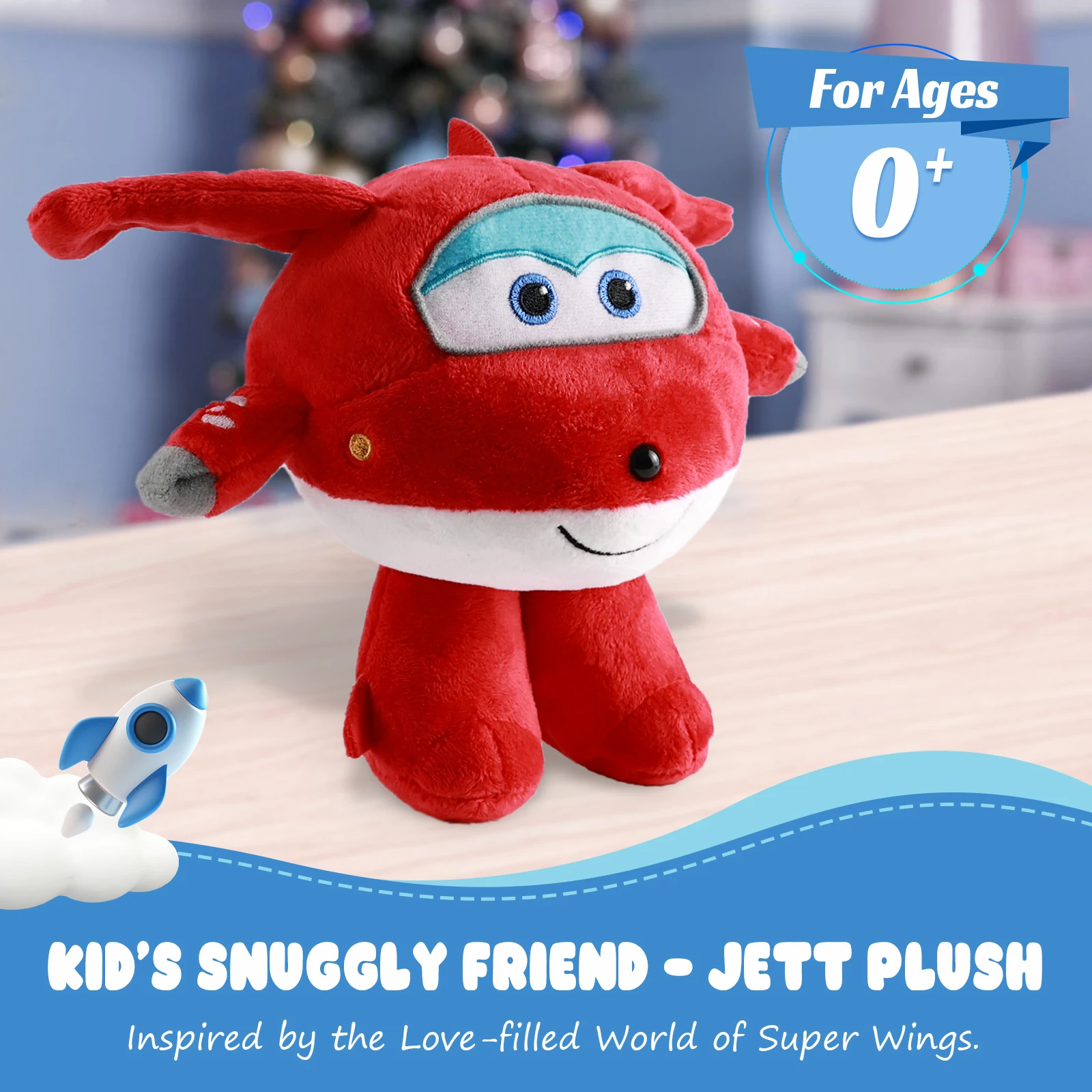 SUPER WINGS 7 Inches Plush Toy - Jett /Dizzy True to animation Stuffed Cute & Soft Animals Anime Kid Gift