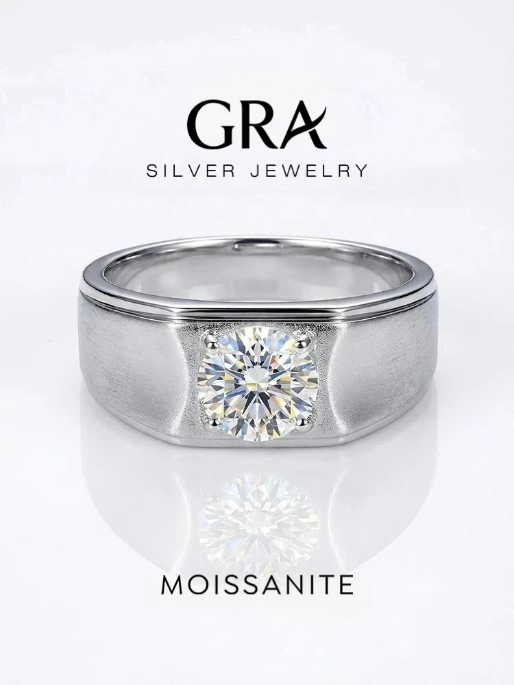 Real Gorgeous Round 1CT Moissanite Diamond Rings 5 Real Gorgeous Round 1CT Moissanite Diamond Rings
