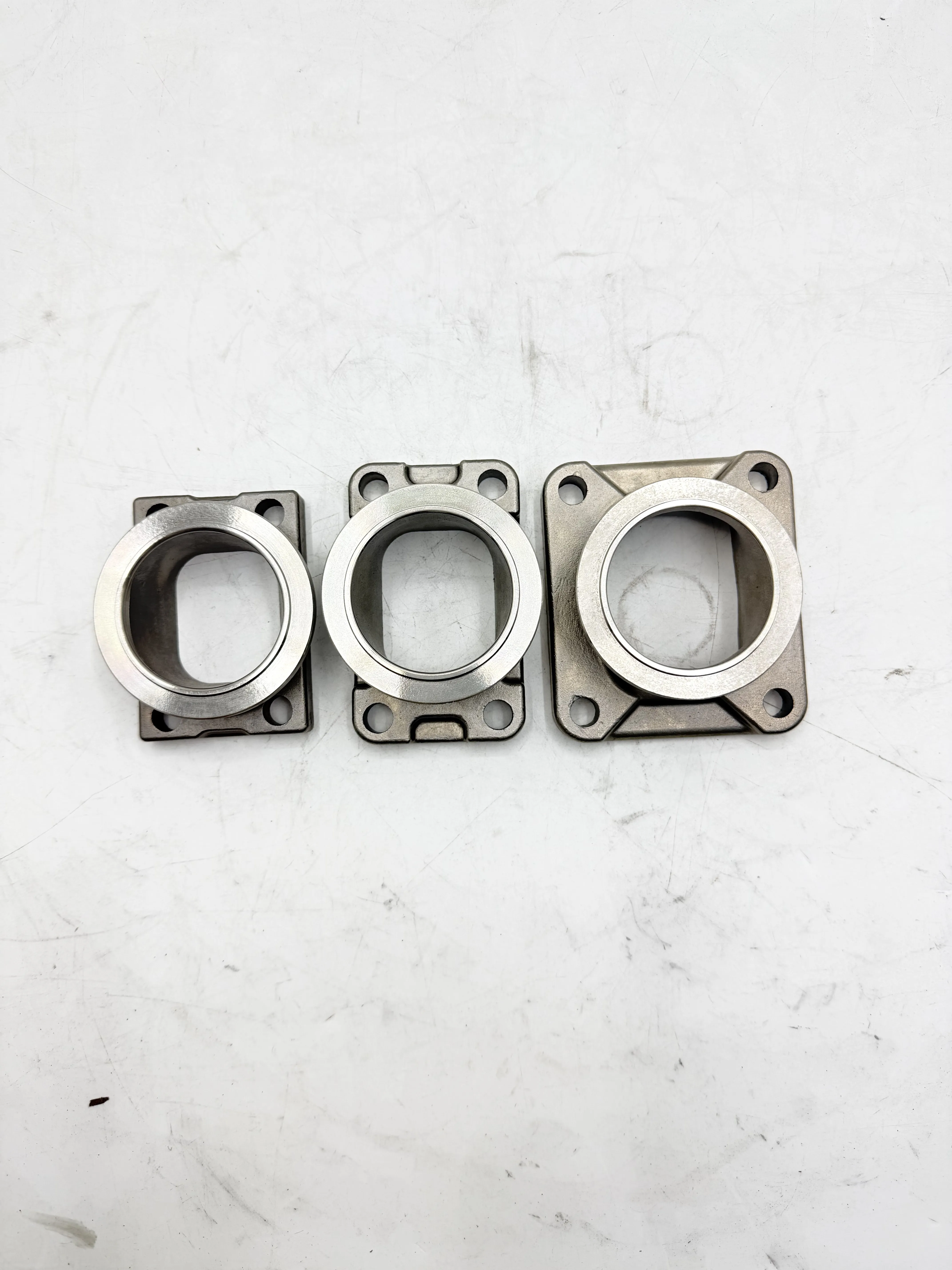 4 Bolt Square Flange to V-Band Wastegate Adapter GT28 GT30 T4 view 5