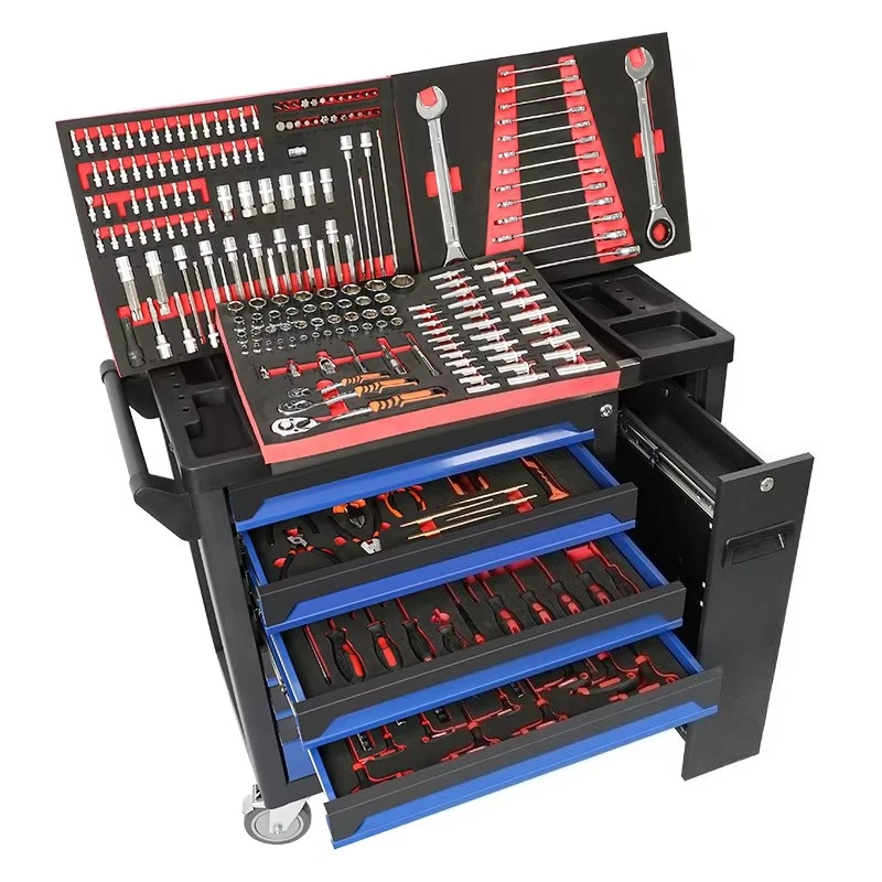 Tool Cabinet Iron Cabinet Workshop Multifunctional Drawer Storage Cabinet Thickened Toolbox Tool Cart