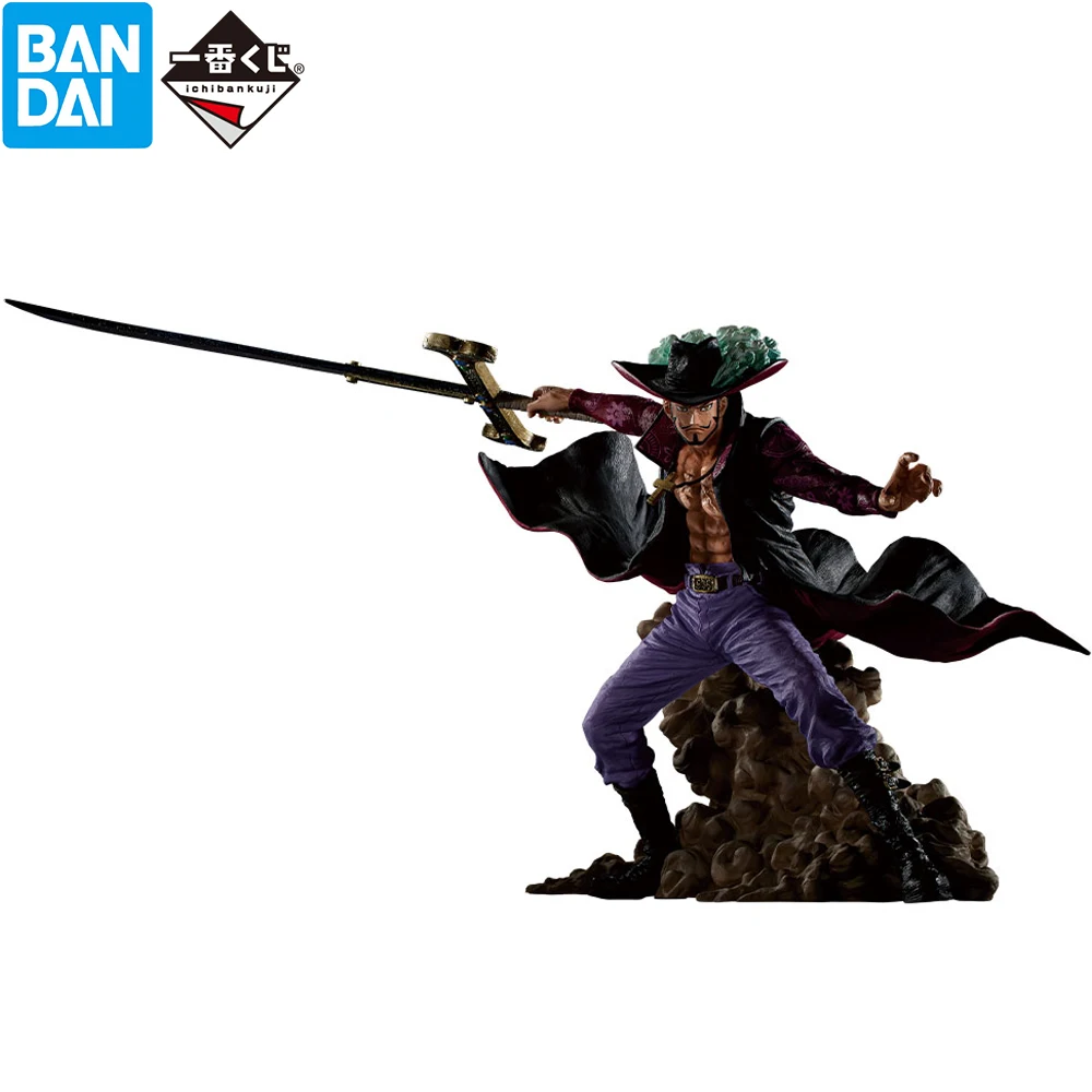 

In Stock BANDAI Ichiban Kuji One Piece Dracule Mihawk Soul Gorgeous Statue Anime Figure Collectible Model Toy Gift