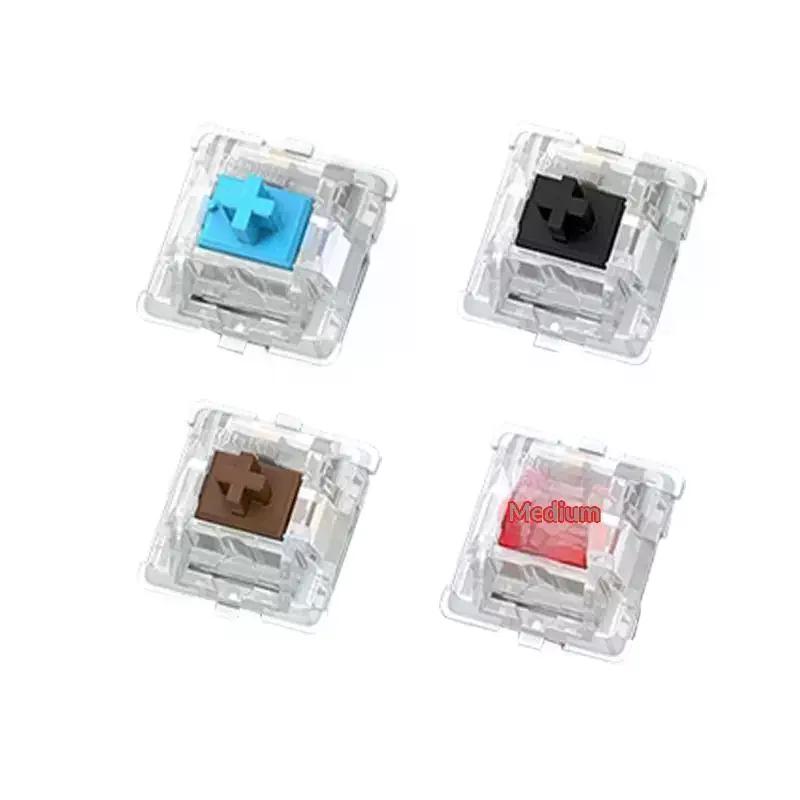 Clicky Mechanical Keyboard Switches with Puller, Gaming & Typing Building Spare Parts