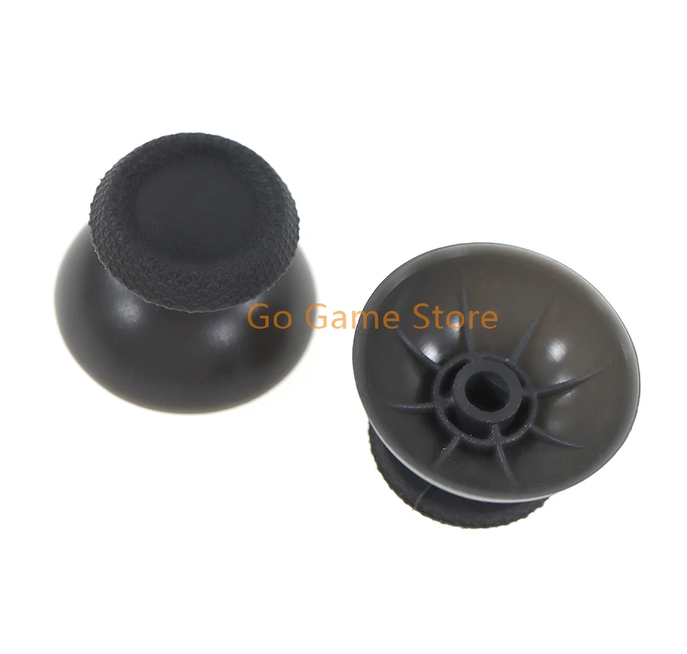 2 pçs preto cinza 3d analógico joystick vara tampa para playstation 5 ps5 controlador polegar capa cogumelo boné