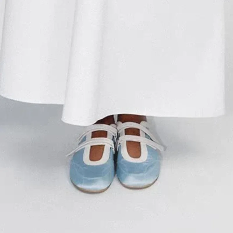 أحذية رياضية نسائية مسطحة للجري أحذية رياضية مصممة للربيع أحذية كاجوال 2025 موضة جديدة للمشي مريحة أحذية نسائية #5