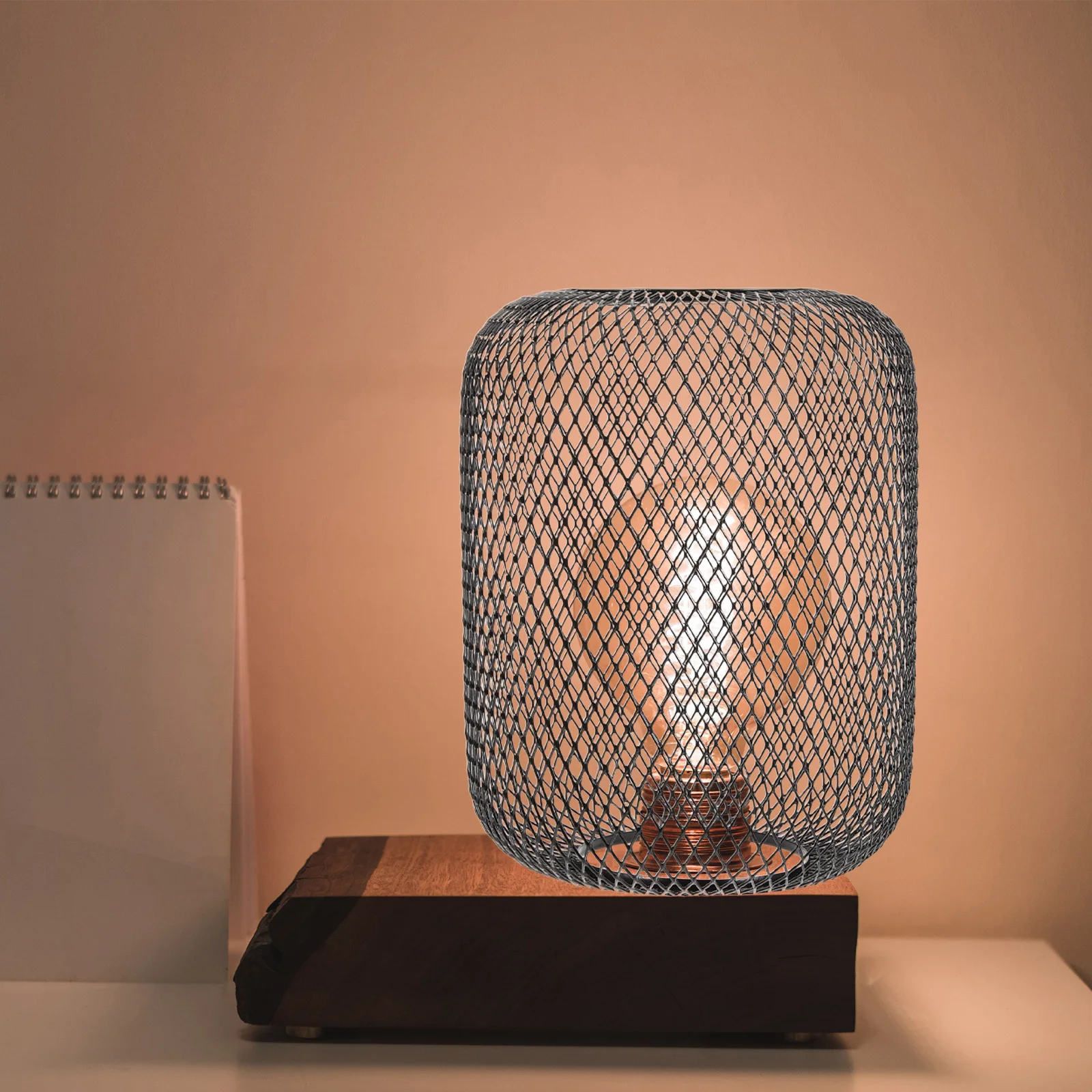 

Iron Wire Metal Lamp Shade Mesh Designed Light Cover Decorative Lamp Shade for Bedroom Study Living Room Lampshade