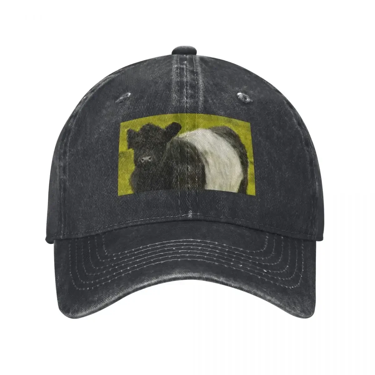 

Belted Galloway Cow, Cute Farm Animal, Belted Galloway Cattle Oil Paint, Scottish Belted Galloway Cattle Baseball Cap