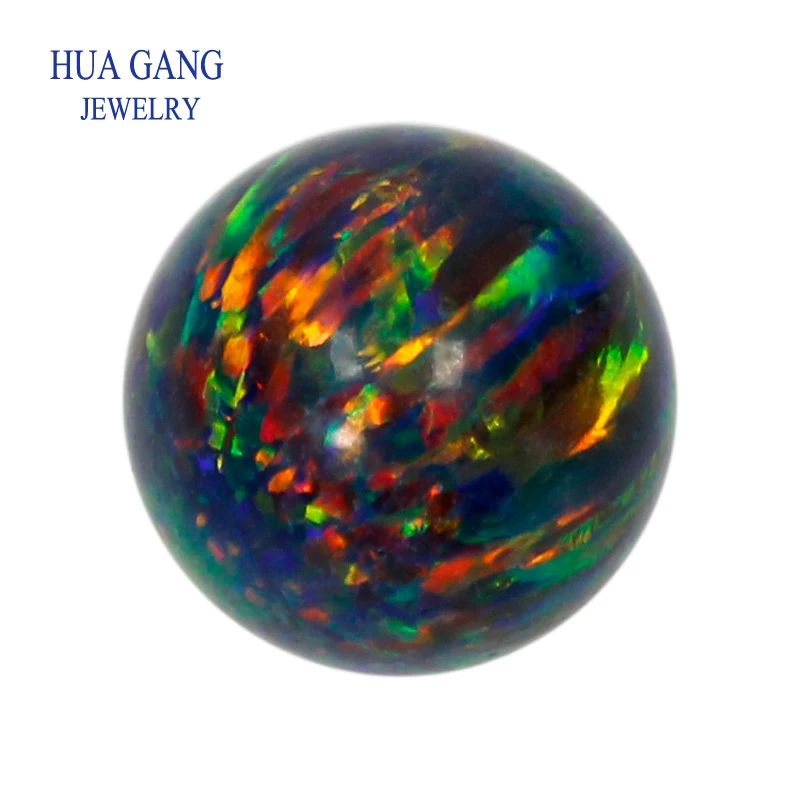 

Round ball Synthetic Opal OP32 Synthetic Half Hole Fully Drilled Round Ball Opal Beads Synthetic Opal Wholesale