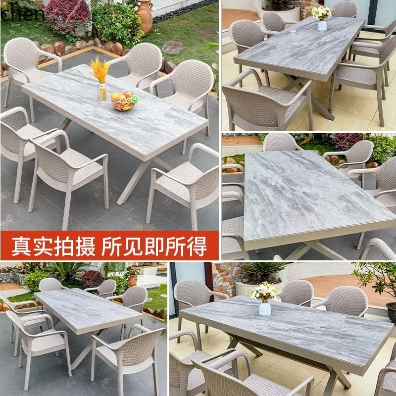 HT طاولات وكراسي خارجية فناء حديقة تراس طاولات وكراسي ترفيهية للترفيه في الهواء الطلق طاولات وكراسي خارجية