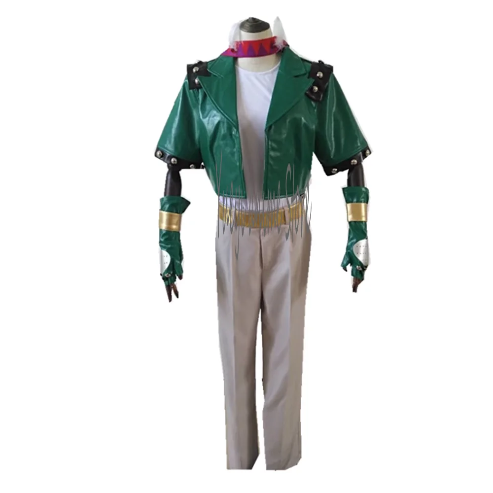 Cosplay Caesar·Anthonio·Zeppeli Costume Pu Coat Man Woman Suit for Halloween Costume-Customize