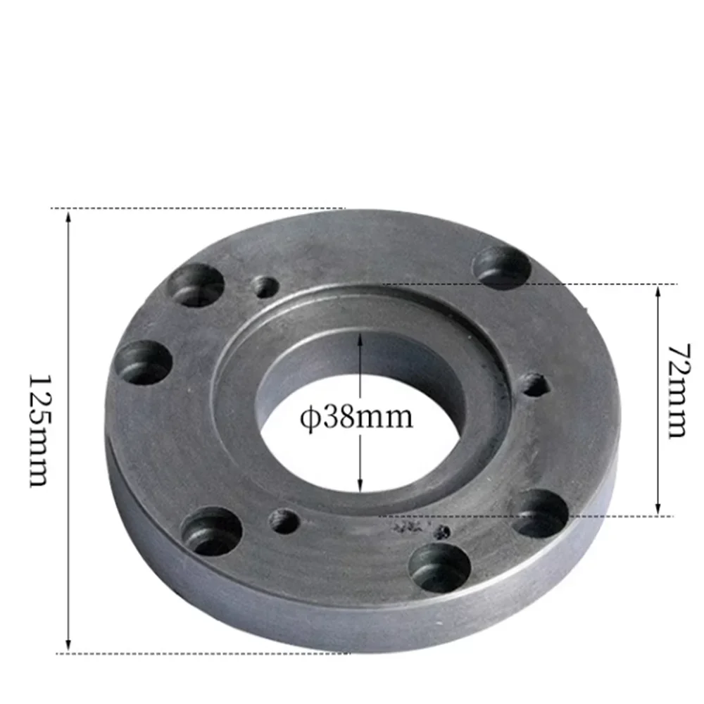 125MM 100MM back plate small lathe accessory instrument lathe chuck transition plate connecting plate