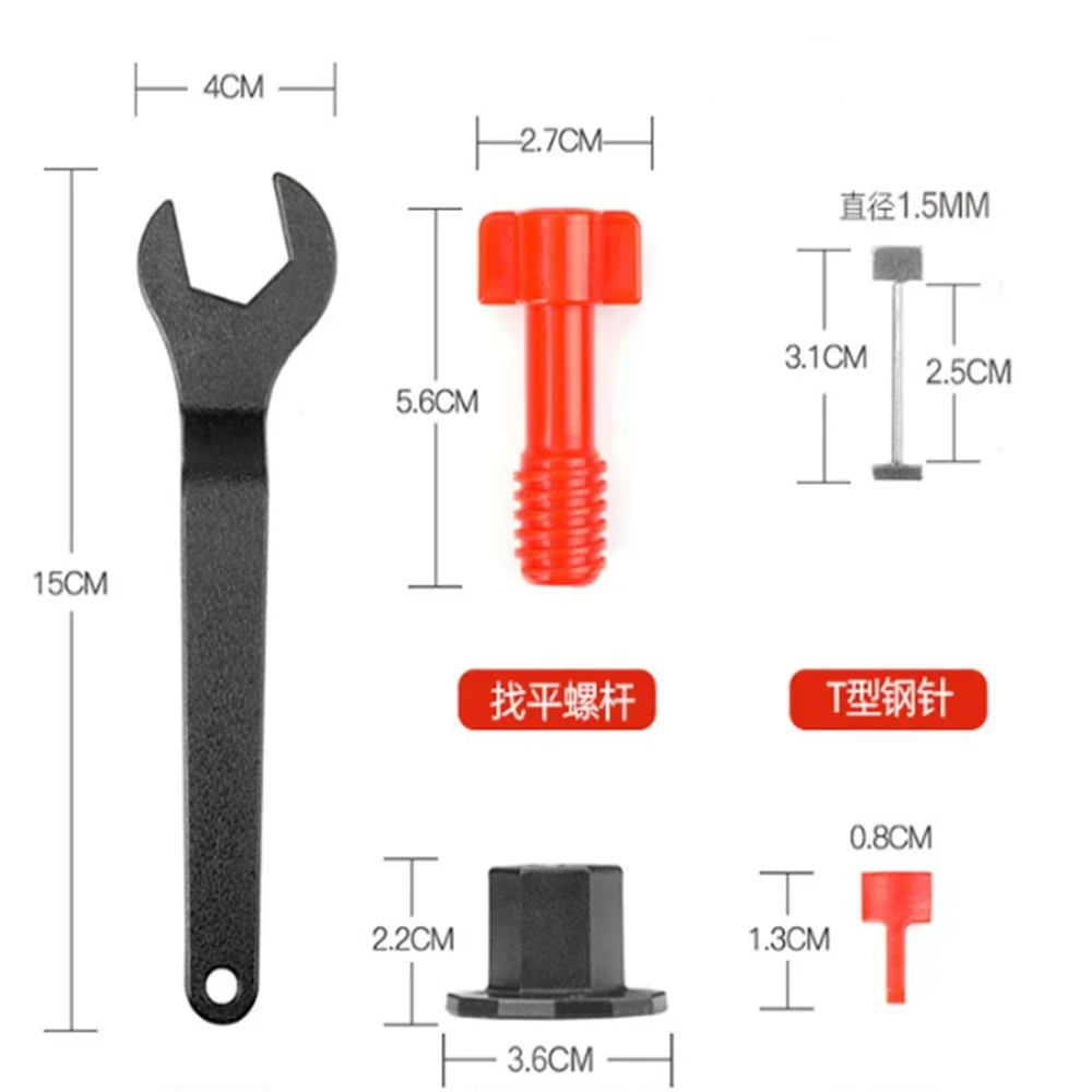 Livellatore per piastrelle Stick al pavimento, muro di mattoni, equalizzatore per piastrelle, clip di posizionamento, artefatto, muratore per piastrelle, strumento ausiliario Nuovo