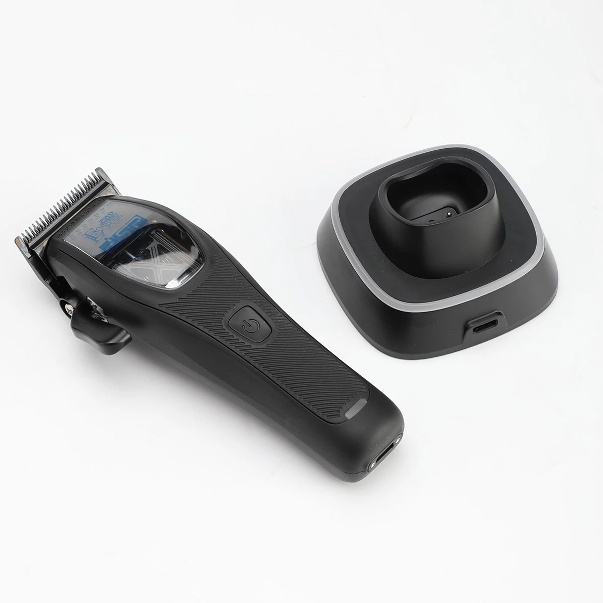 Gobo-プロの男性用バリカン,磁気モーター,LCD,USB充電器,dlcブレードトリマー,9900rpm