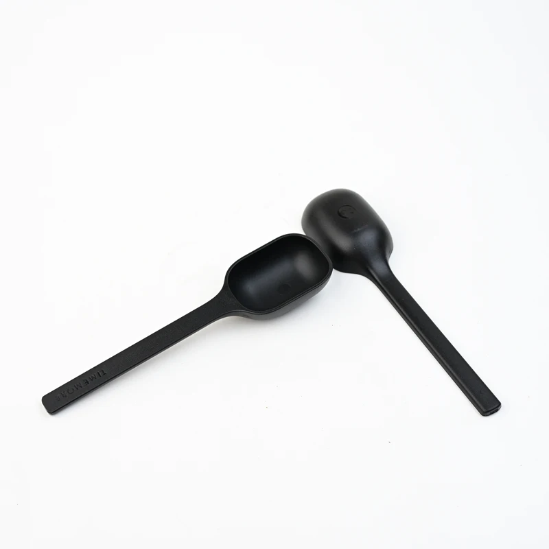Colher de café TIMEMORE segurando aproximadamente 10g cada colher de nível Construção de plástico durável Máquina de lavar louça segura 17cm