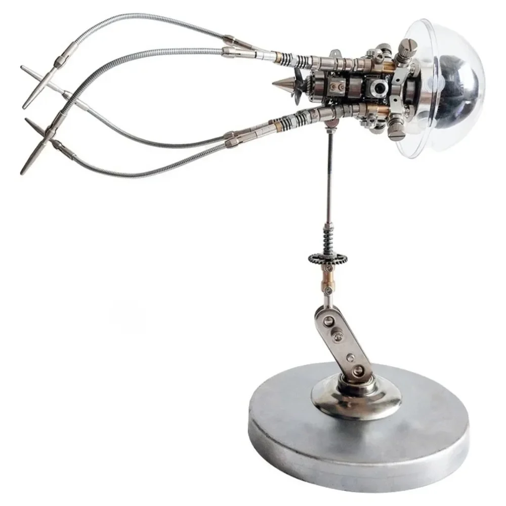 Mechanical Jellyfish Metal Assembly Model Tide Play Puzzle Handmade Ornament DIY Handicraft Toy