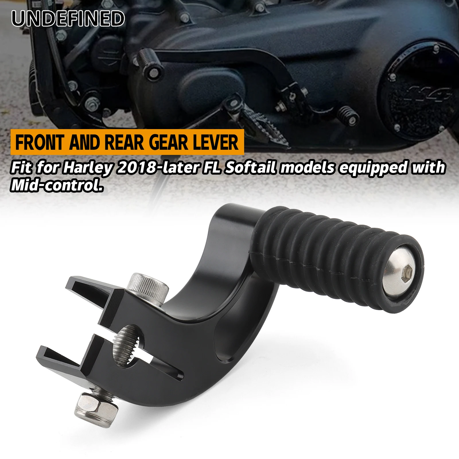 

Front Rear Gear Lever Toe Gear Shifter Heel Shift Lever Peg For Harley Softail Standard FL Low Rider S Fat Boy Breakout 2018-24