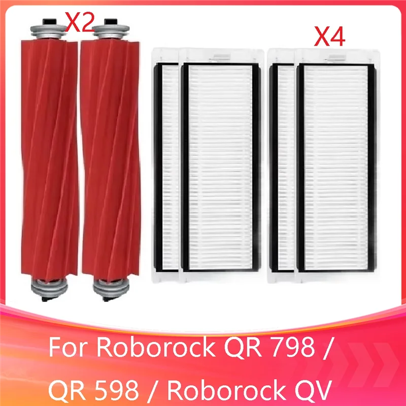 

WHYY-Advanced Cleaning System: Main Roller And HEPA Filter For Roborock QR 798 / QR 598 / QV 35A