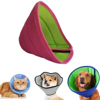 Pet Elizabeth Circle Puppy After Surgery Soft and Breathable Dog Cone Cat Adjustable Dog Recovery Collar
