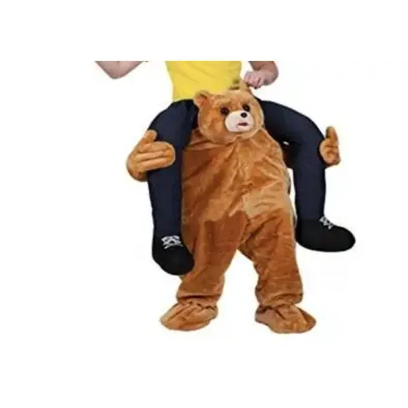 New 2025 Magic Pants Ride on Me Walking Mascot Back Costumes Adults Animals Fake Legs Christmas Halloween Cosplay Party Dre X159