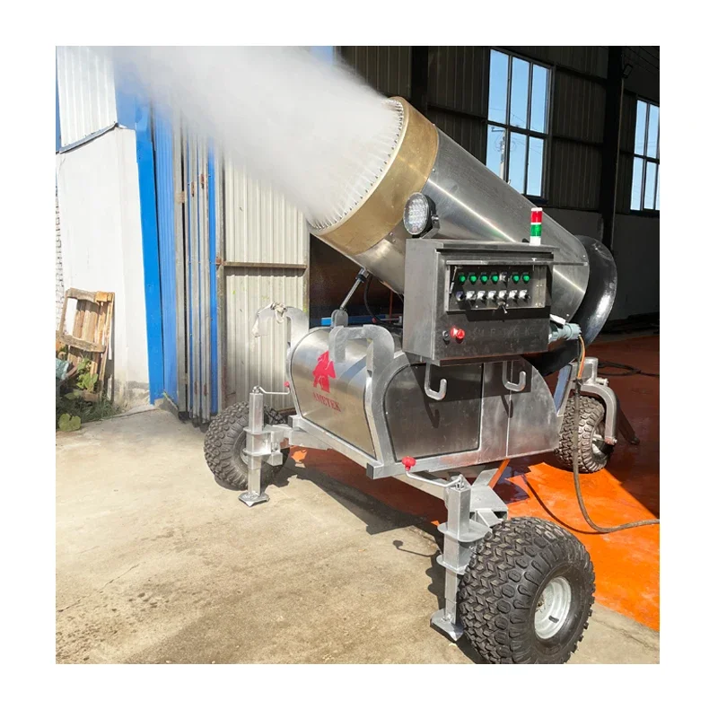 آلة صنع الثلج لمناجع التزلج في الحديقة الخارجية على نطاق واسع باستخدام صانع الثلج كندا آلة الثلج الاصطناعية المحمولة للبيع #4