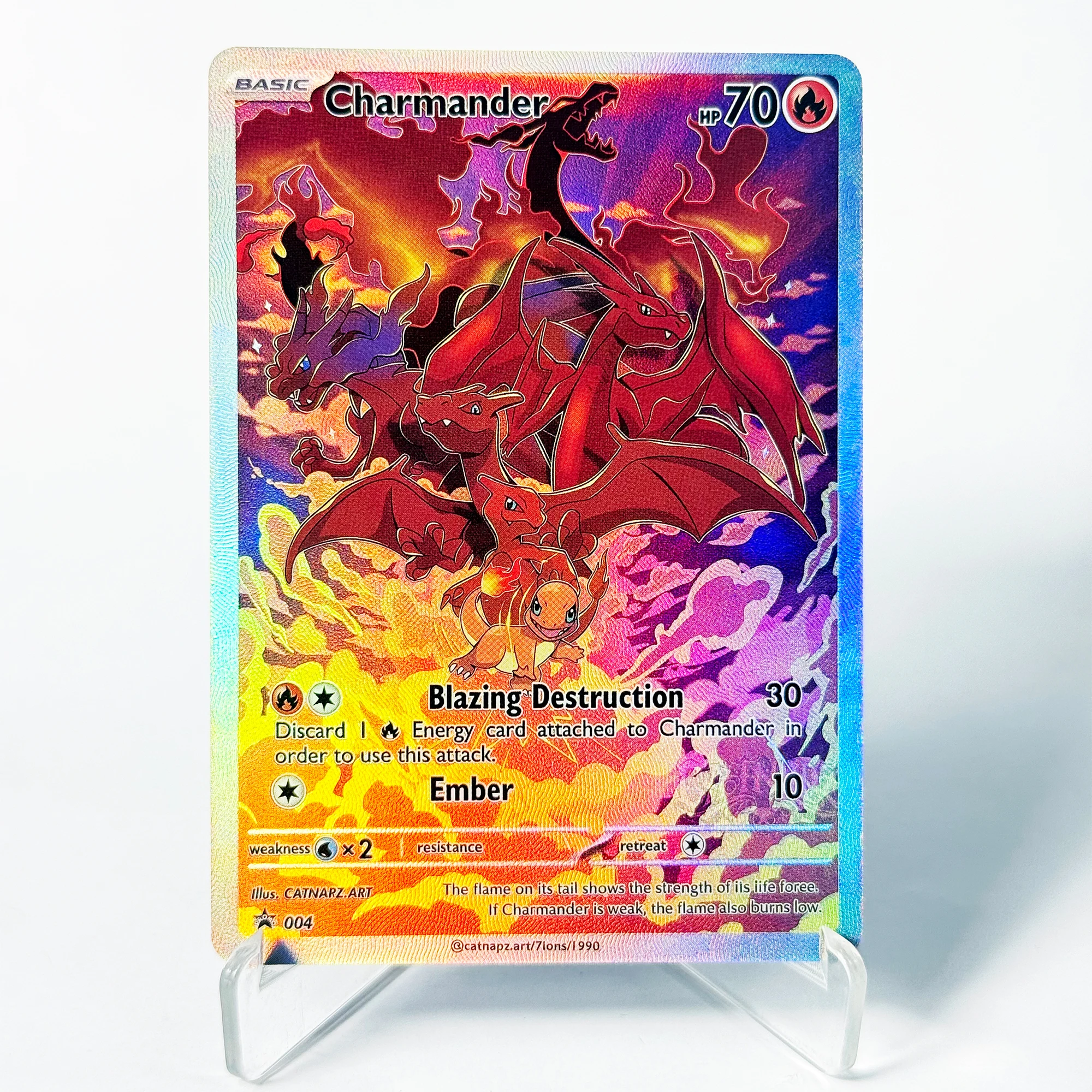 PKM PTCG Gengar Ex Card Evolutions Hobby Collection Cards Diy Custom Card with Foil Etched Textures Well Suited for Collecting - view 4