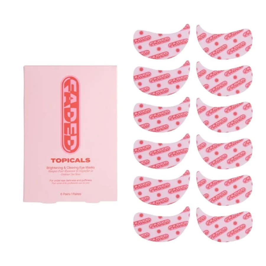 

Faded Brightening Under Eye Masks Revitalizing Patches to Depuff Hydrate and Illuminate Diminishes Dark Circles and Fine Lines