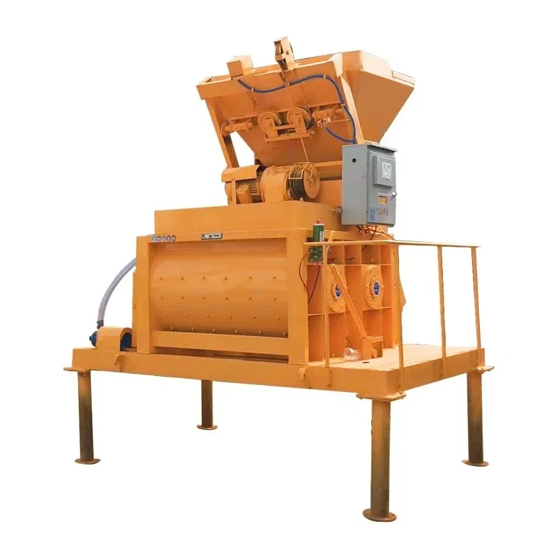 JS500 JS750 JS1000 Concrete Mixer Twin Shaft Concrete Mixer Concrete Batching Plant Manufacturer