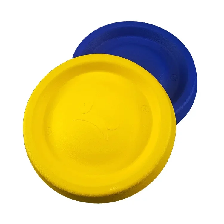 Dog Toys Pet Flying Discs Training Ring Puller Anti-Bite Floating Interactive Supplies Dog Flying Disk Toys Aggressive Chewing