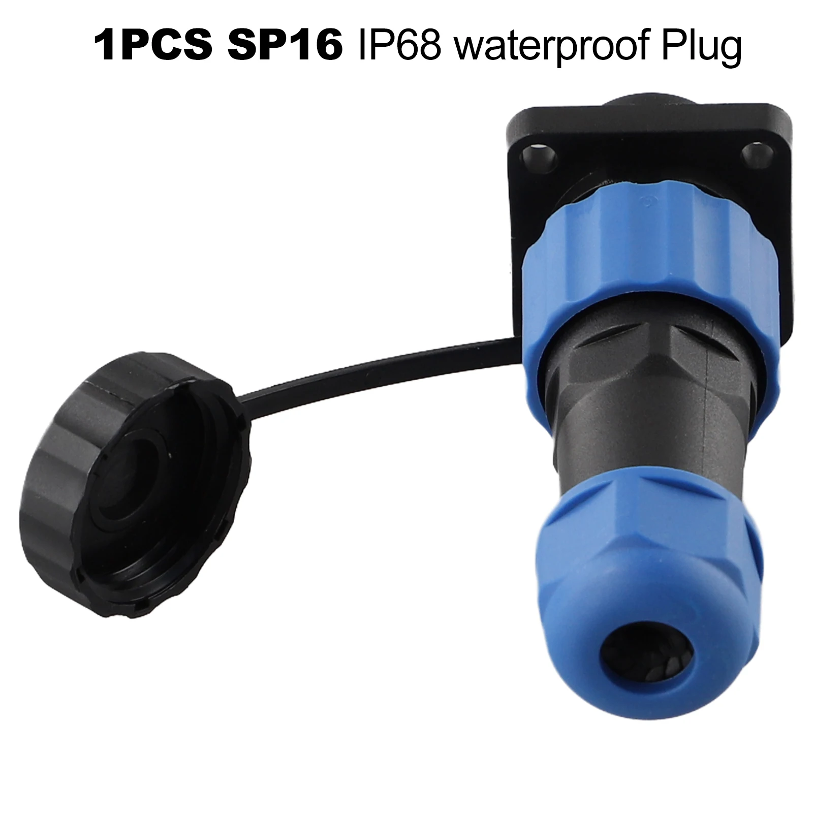 Socket IP68 Square Connector Designed for Wire to Wire Connections 2 9 Pin Waterproof Circular Connector SP16 Square