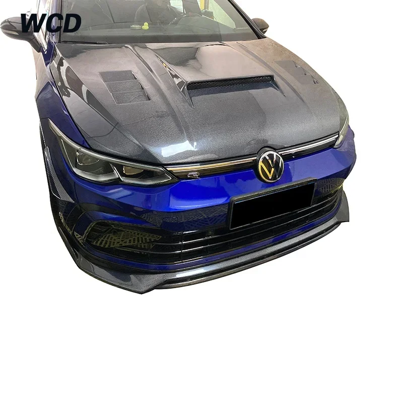 

Для VW Golf 8 Pro GTI R капот из углеродного волокна WCD Style Body Kit 2020-2022 MK8