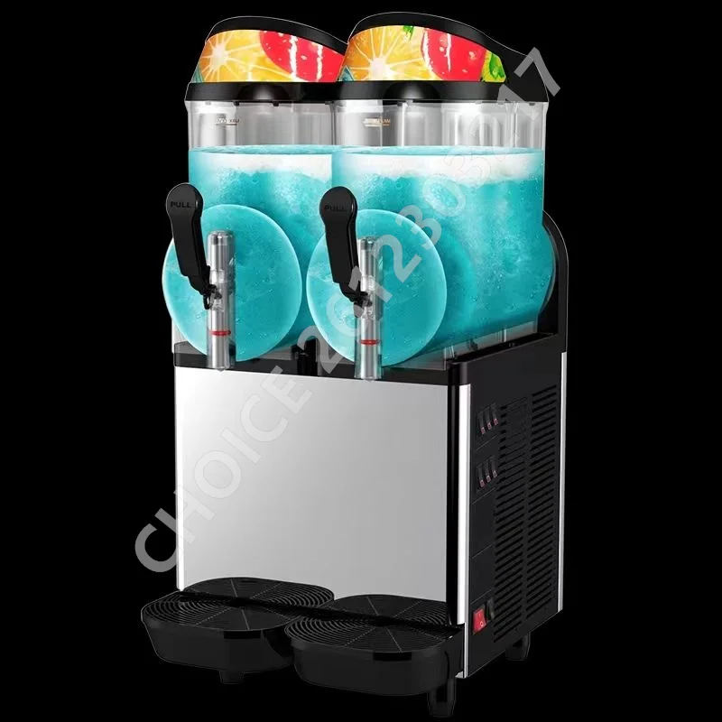 110/220V Commercial 12L 24L Slushie Machine Ice-Cool Juice Smoothie Slush Maker Frozen Drink Dispenser Vending Machine