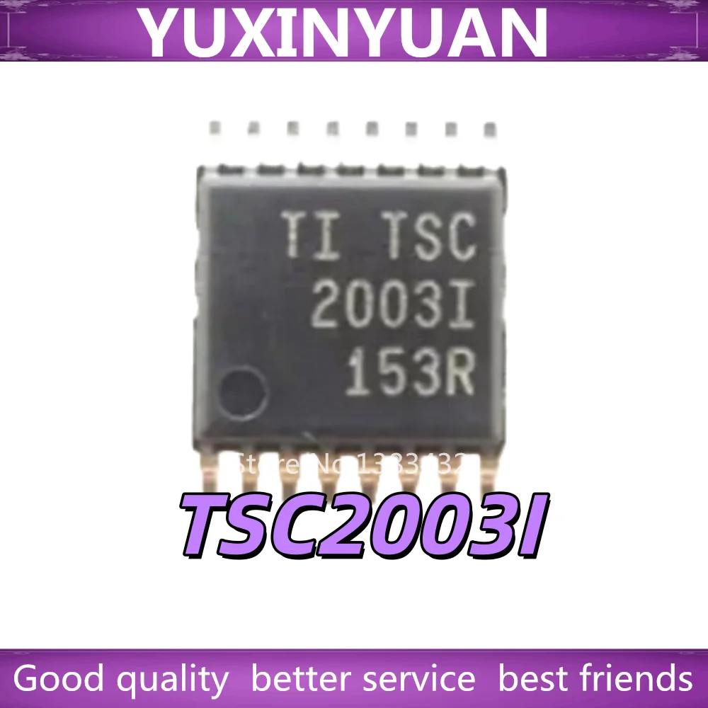 5Pcs/lot TSC2003IPWR TSC2003I TSSOP-16 2003I TSC2003IPW TSC2003I I2C TOUCH SCREEN CONTROLLER 100% New original