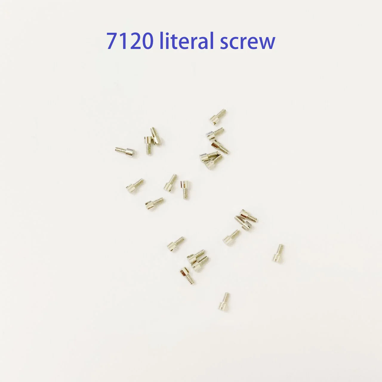 Tornillo de rueda grande de acero, accesorio para reloj, adecuado para piezas de tornillo doméstico de movimiento 7120