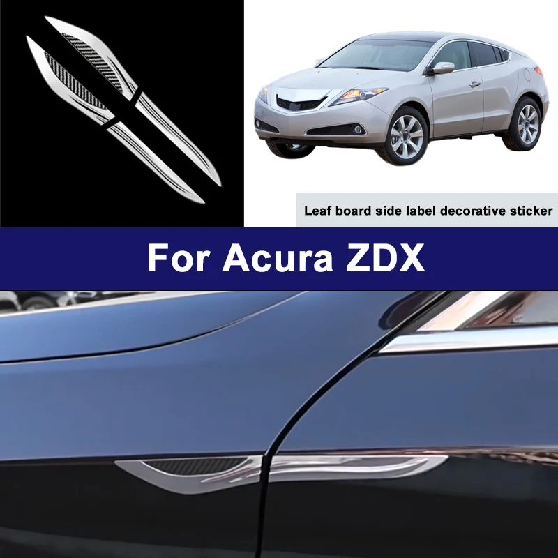 

Suitable For Acura ZDX car side blade stickers, car body external scratch protection decorative strip accessories