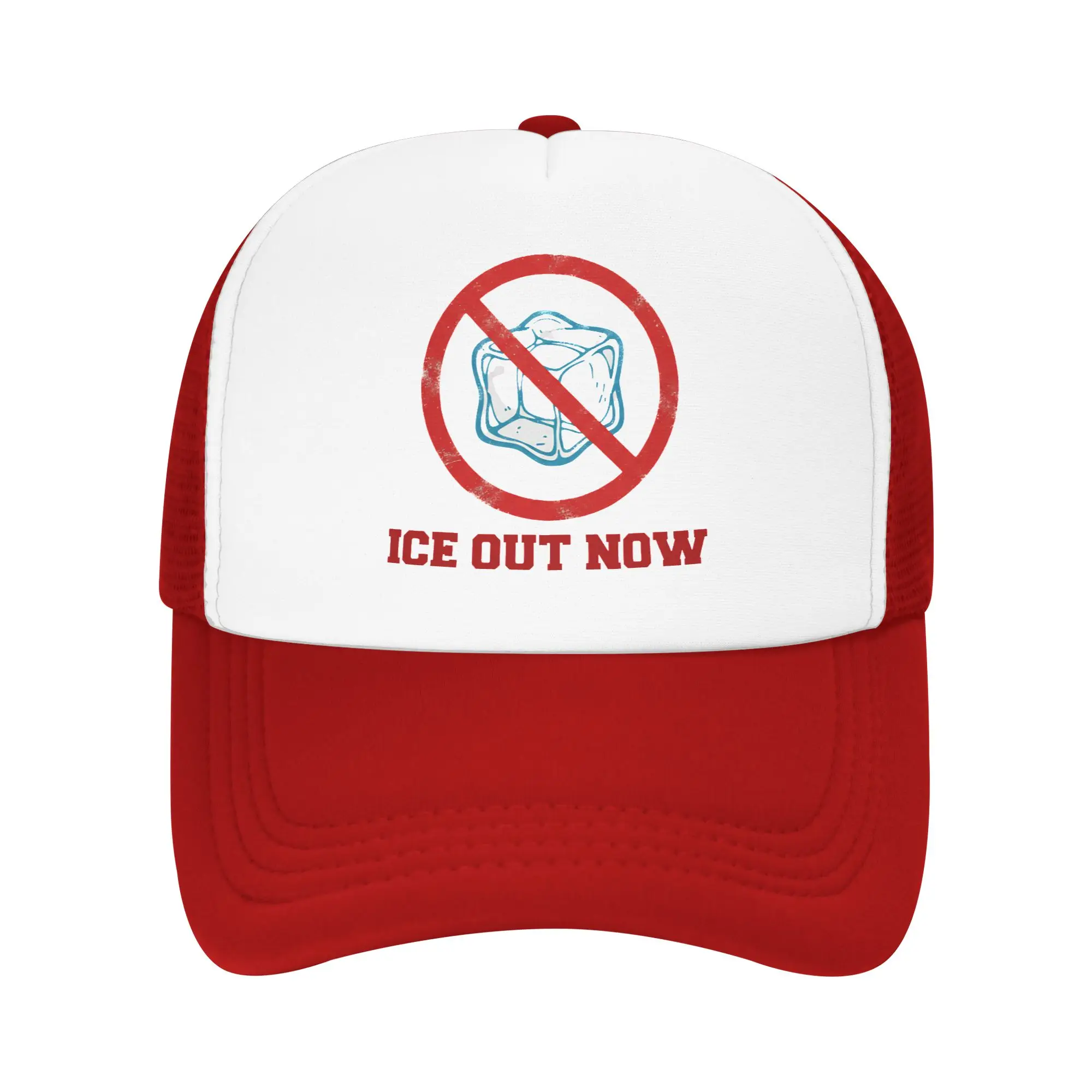ice Out  Anti Ice Minneapolis Abolish Ice Baseball Cap For Man Woman Breathable Cooling Mesh Side Sun Hats Caps Adjustable Fit