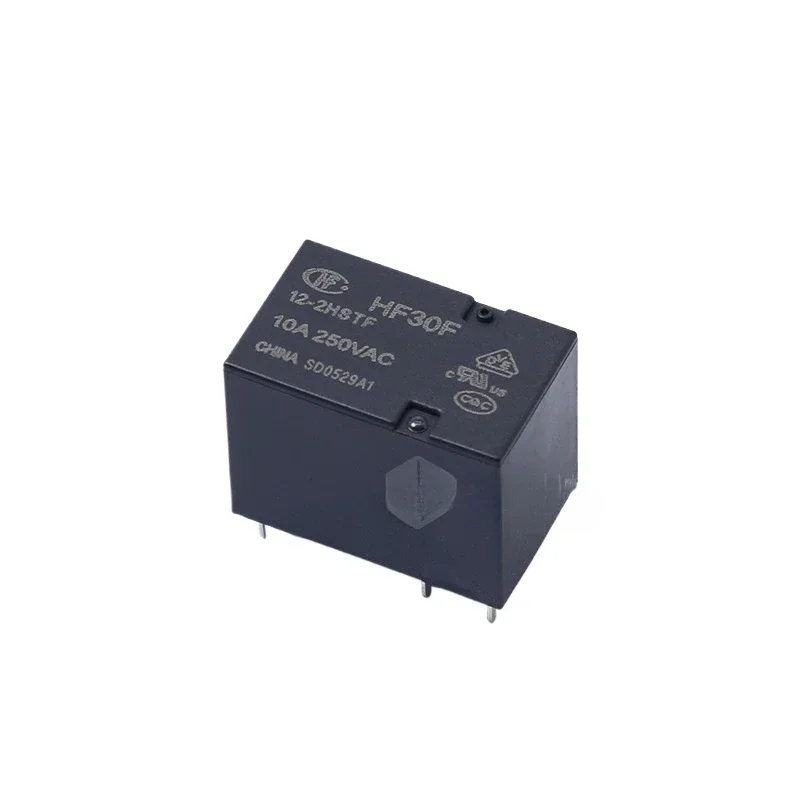 HF30F-12-2HSTF relay 10A 250VAC two sets of normally open medium power relay 6 pins