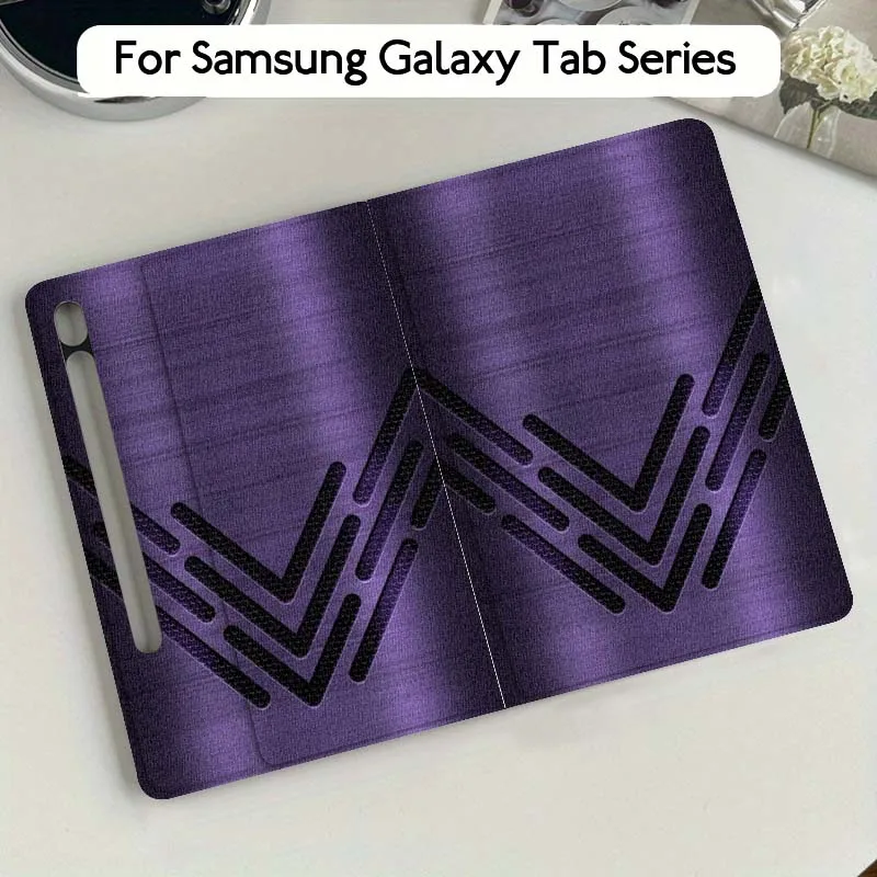 

Purple Cool Glossy Pattern Gift For Samsung Galaxy Tab S10 S9 S8 S7 FE Lite Soft Flexible Support Tablet Case