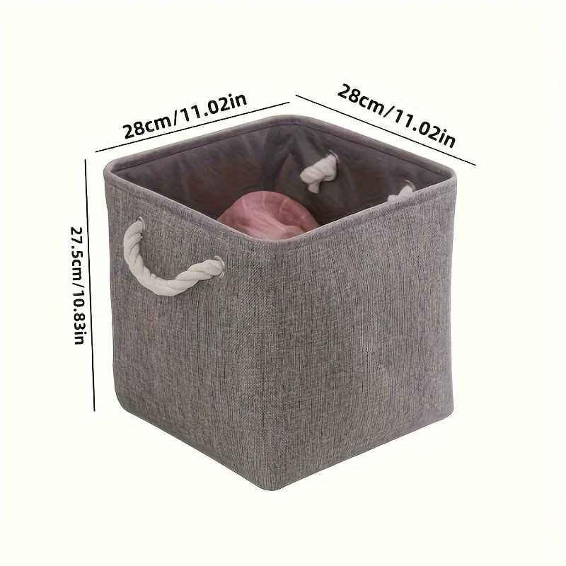 Portable fabric clothing storage box toy storage dust-proof clothing organization storage box finishing box