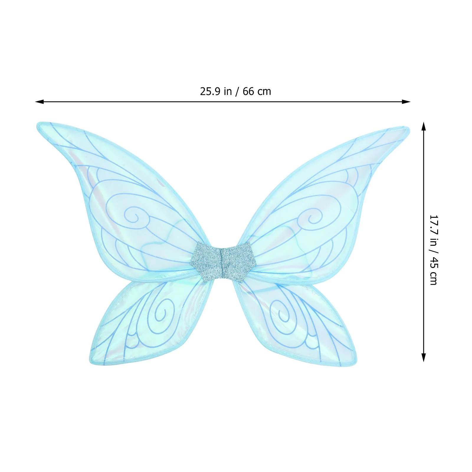 Aile de fée Cosplay avec aile de papillon lumineuse pour femmes, décor de fête de Festival, accessoire de Costume magique