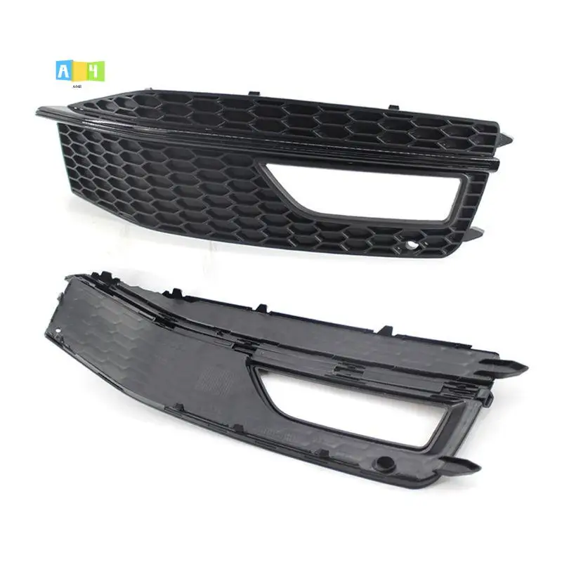 A04E-Front Bumper Lower Fog Light Grill Grille For A4 B9 S-Line S4 2013-2016 Accessories 8K0807681L 8K0807682M