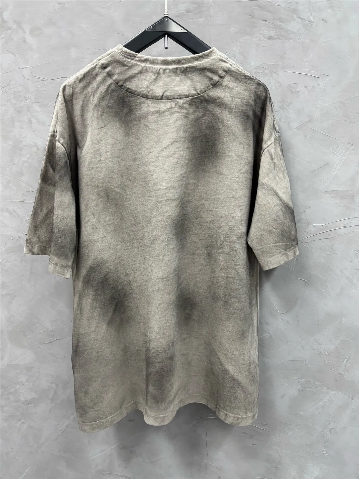 High Street Pioneer Wasteland Style Vintage Splicing Trend Loose Short Sleeved T-shirt Top Men's Casual Shirt Base Tshirt