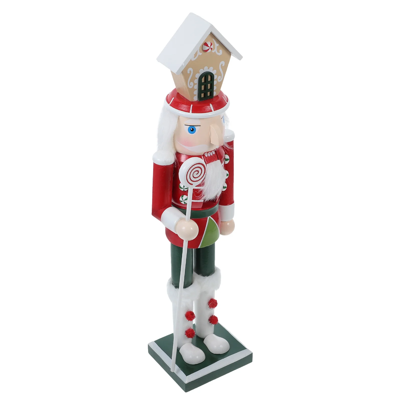 

Halloween Nutcracker Desktop Christmas Decorative Figure Gingerbread Man
