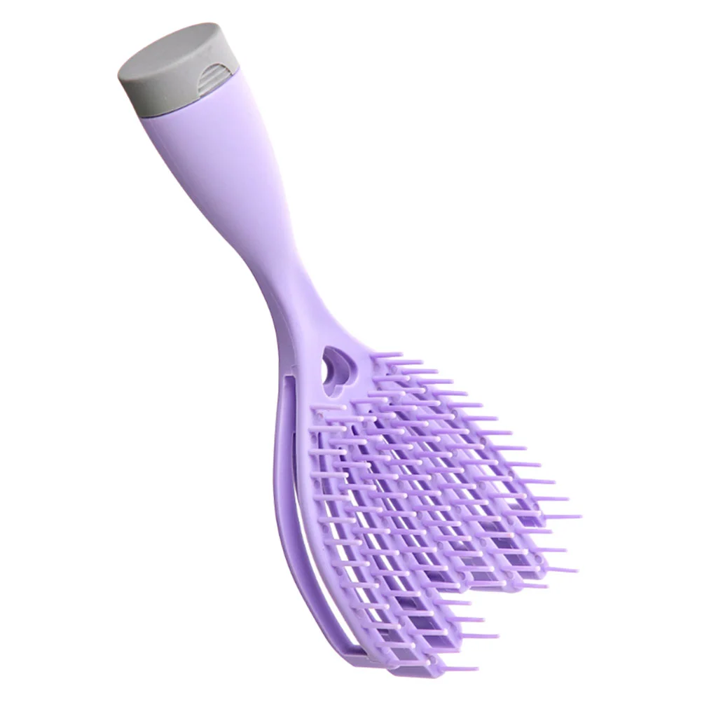 Brosse à cheveux portable à usage touristique, peigne creux, poignées sèches, mini poignées en verre, angling pour Curly Miss