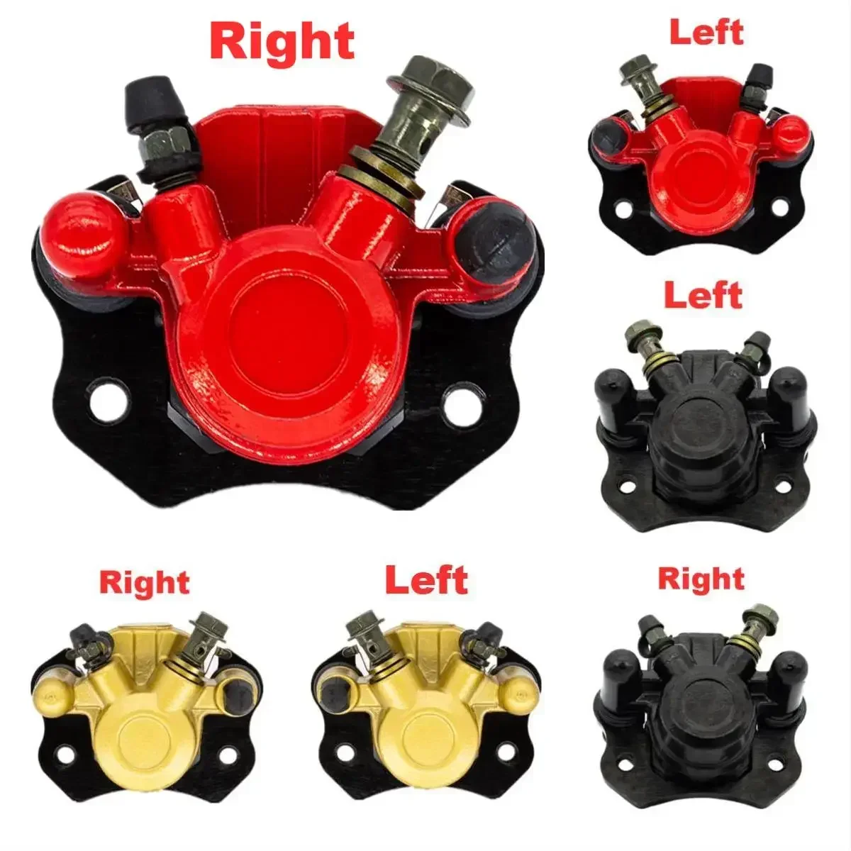 ATV Rear Disc Brakes Calipers Clamp Lower Pump for 50 70 90 110 125 150cc Quad master cylinder caliper