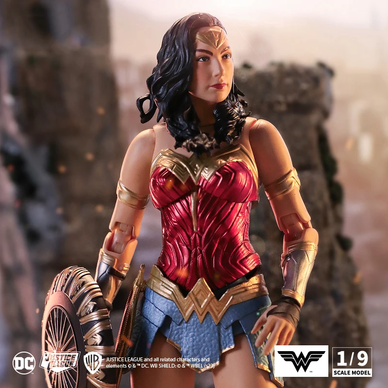 Fondjoy Genuine Model DC Wonder Woman 1/9 Scale Action Figure Anime Characters Diana Prince Model Collectible Toys Boys Gifts